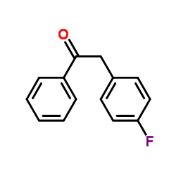 2-(4-氟苯基)苯乙酮结构式