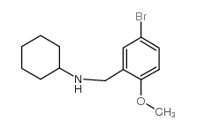 N-(5-BROMO-2-METHOXYBENZYL)CYCLOHEXANAMINE结构式
