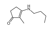 2-Cyclopenten-1-one,3-(butylamino)-2-methyl-(9CI)结构式