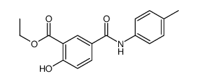 ethyl 2-hydroxy-5-[(4-methylphenyl)carbamoyl]benzoate结构式