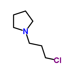 1-(3-氯丙基)吡咯烷结构式