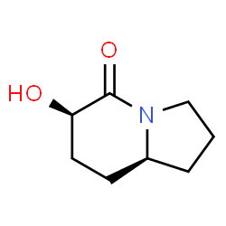 5(1H)-Indolizinone, hexahydro-6-hydroxy-, (6R,8aS)-rel- (9CI) structure