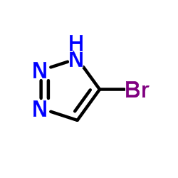 4-溴-1H-1,2,3-噻唑结构式