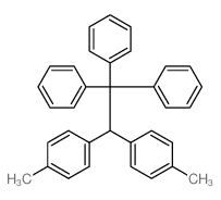 1-methyl-4-[1-(4-methylphenyl)-2,2,2-triphenyl-ethyl]benzene结构式