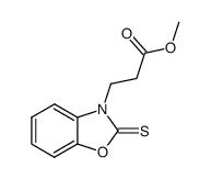 methyl 3-(2-thioxobenzo[d]oxazol-3(2H)-yl)propanoate Structure