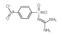 Benzenesulfonamide, N-(aminoiminomethyl)-4-nitro- Structure