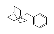 1-Benzyl-4-aza-1-azoniabicyclo[2.2.2]octane结构式