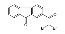 2-(2,2-dibromoacetyl)fluoren-9-one Structure