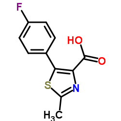 5-(4-fluorophenyl)-2-methyl-1,3-thiazole-4-carboxylic acid picture