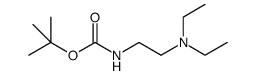 tert-butyl N-[2-(diethylamino)ethyl]carbamate结构式