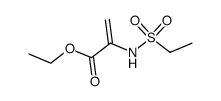 ethyl 2-(ethylsulfonamido)acrylate Structure
