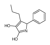 4-hydroxy-2-phenyl-3-propyl-1,2-dihydropyrrol-5-one结构式