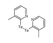 3-methyl-2-[(3-methylpyridin-2-yl)ditellanyl]pyridine Structure