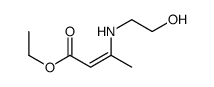 ethyl 3-(2-hydroxyethylamino)but-2-enoate结构式