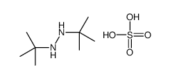 1,2-ditert-butylhydrazine,sulfuric acid Structure