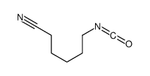 6-isocyanatohexanenitrile Structure