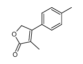 3-methyl-4-(p-tolyl)furan-2(5H)-one结构式