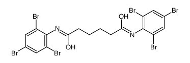 N,N'-bis(2,4,6-tribromophenyl)adipamide structure