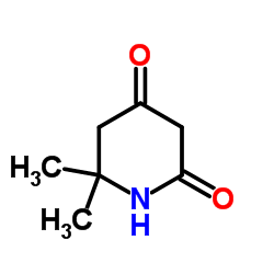 6,6-Dimethyl-2,4-piperidinedione Structure