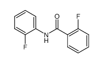 2-fluoro-N-(2-fluorophenyl)benzamide结构式