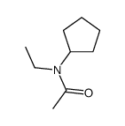 Acetamide, N-cyclopentyl-N-ethyl- (7CI,9CI) Structure