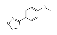 3-(4-methoxyphenyl)-4,5-dihydro-1,2-oxazole Structure