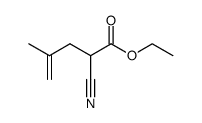 cyano-2 methyl-4 pentene-4 oate d'ethyle结构式