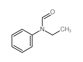 Formamide, N-ethyl-N-phenyl- structure