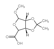 2,3-O-ISOPROPYLIDENE-1-O-METHYL-D-RIBOSIC ACID structure