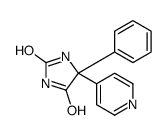 5-phenyl-5-pyridin-4-ylimidazolidine-2,4-dione结构式