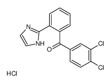 (3,4-dichlorophenyl)-[2-(1H-imidazol-2-yl)phenyl]methanone,hydrochloride Structure