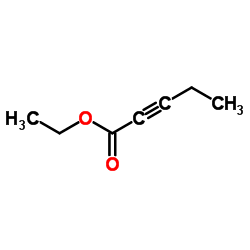 Ethyl 2-pentynoate structure