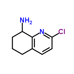 2-Chloro-5,6,7,8-tetrahydro-8-quinolinamine Structure