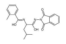 Benzamide, N-[1-[[(1,3-dihydro-1,3-dioxo-2H-isoindol-2-yl)amino]carbonyl]-3-methylbutyl]-2-methyl- (9CI)结构式