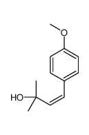 (E)-4-(4-methoxyphenyl)-2-methylbut-3-en-2-ol结构式