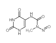 Urea, N-methyl-N-nitroso-N-(1,2,3,4-tetrahydro-2,4-dioxo-5-pyrimidinyl)- (9CI) structure