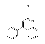 4-phenylquinoline-2-carbonitrile Structure