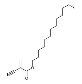 tridecyl 2-cyanoprop-2-enoate Structure