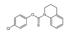 O-(4-chlorophenyl) 3,4-dihydro-2H-quinoline-1-carbothioate结构式