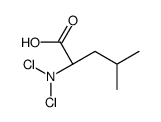 (2S)-2-(dichloroamino)-4-methylpentanoic acid Structure