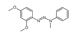 N-[(2,4-dimethoxyphenyl)diazenyl]-N-methylaniline Structure