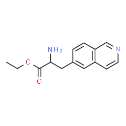 6-Isoquinolinepropanoicacid,alpha-amino-,ethylester(9CI)结构式