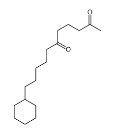 11-cyclohexylundecane-2,6-dione结构式