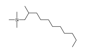 trimethyl(2-methylundecyl)silane结构式