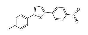 2-(4-methylphenyl)-5-(4-nitrophenyl)thiophene结构式