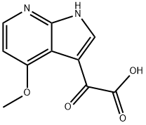 2-(4-甲氧基-1H-吡咯并[2,3-b]吡啶-3-基)-2-氧代乙酸结构式