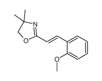 2-[2-(2-methoxyphenyl)ethenyl]-4,4-dimethyl-5H-1,3-oxazole Structure