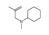 N-methyl-N-(2-methylprop-2-enyl)cyclohexanamine结构式
