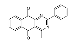 4-methyl-2-phenylbenzo[g]quinazoline-5,10-dione Structure