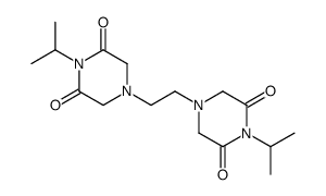 4-[2-(3,5-dioxo-4-propan-2-ylpiperazin-1-yl)ethyl]-1-propan-2-ylpiperazine-2,6-dione结构式